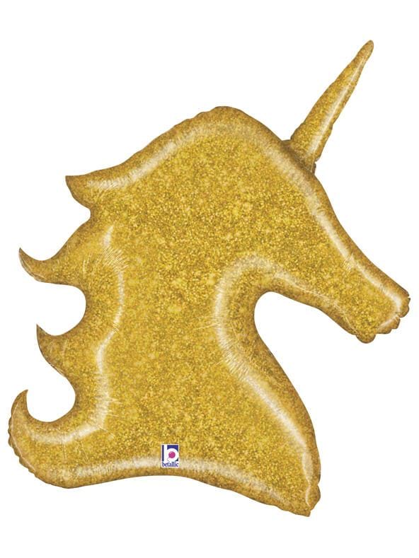 Единорог золотой Размер: 30″ (74 см)